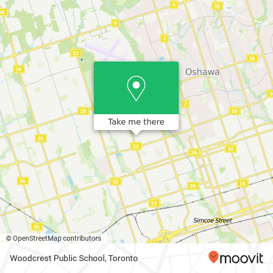 Woodcrest Public School map