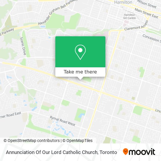 Annunciation Of Our Lord Catholic Church map