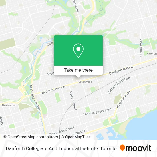 Danforth Collegiate And Technical Institute map