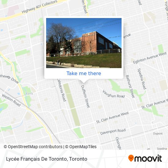 Lycée Français De Toronto map