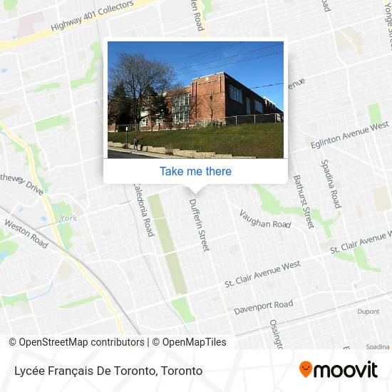 Lycée Français De Toronto map