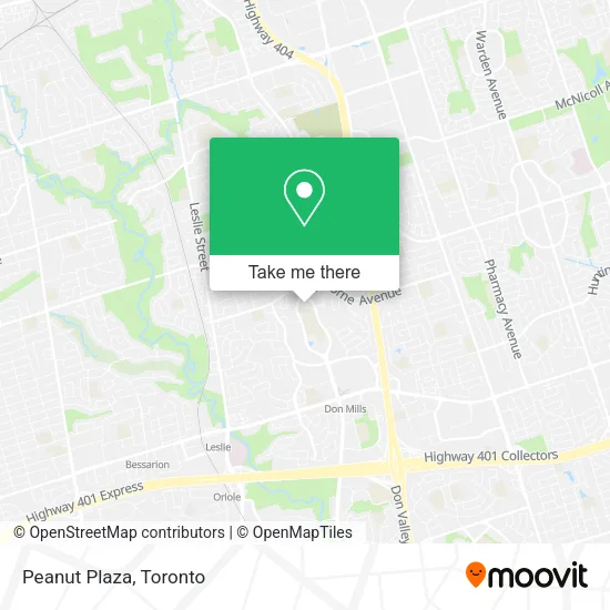 Peanut Plaza map