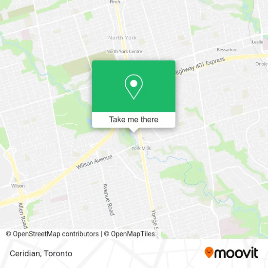Ceridian map