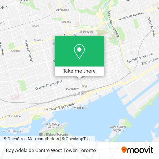 Bay Adelaide Centre West Tower map