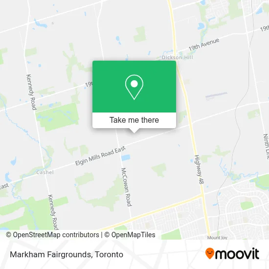 Markham Fairgrounds map
