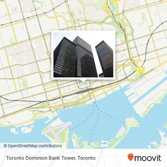 Toronto Dominion Bank Tower map
