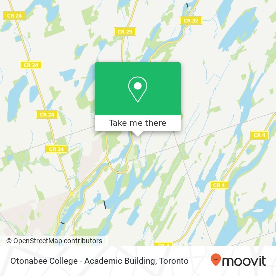 Otonabee College - Academic Building map