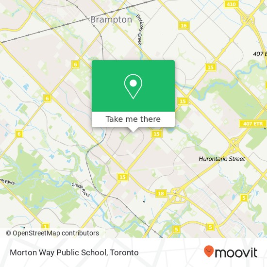 Morton Way Public School map