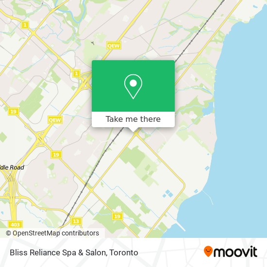 Bliss Reliance Spa & Salon map