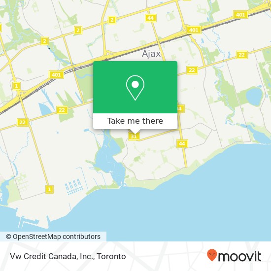 Vw Credit Canada, Inc. map