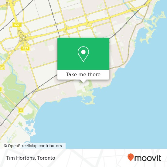 Tim Hortons map