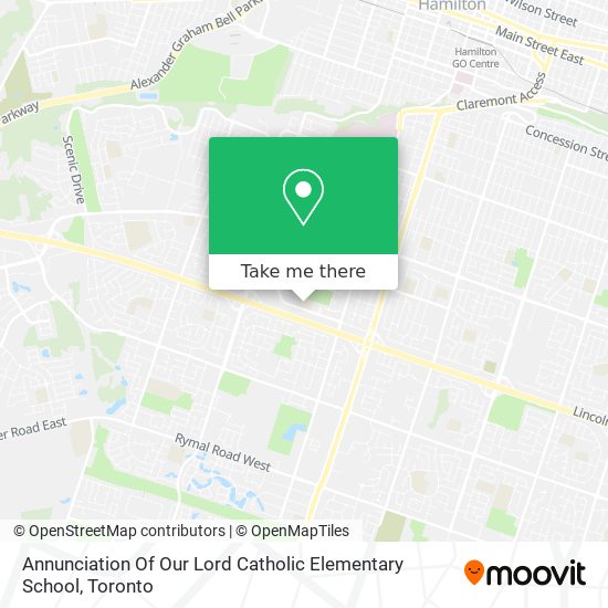 Annunciation Of Our Lord Catholic Elementary School plan