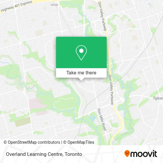 Overland Learning Centre map