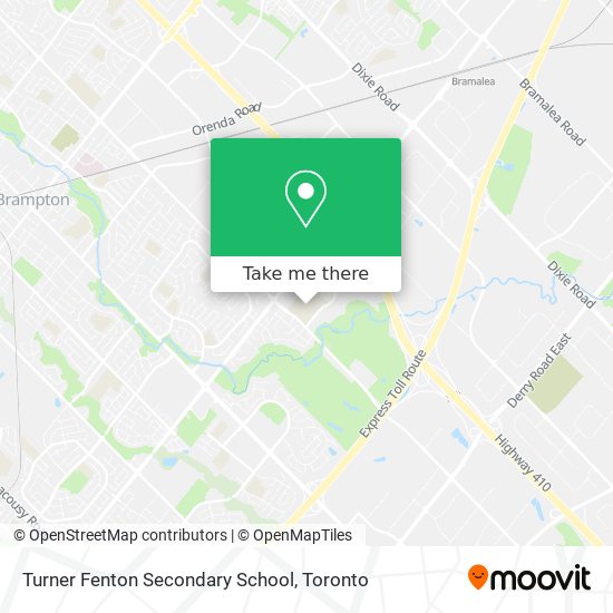 Turner Fenton Secondary School map