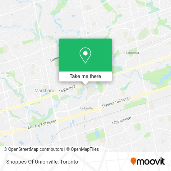 Shoppes Of Unionville map