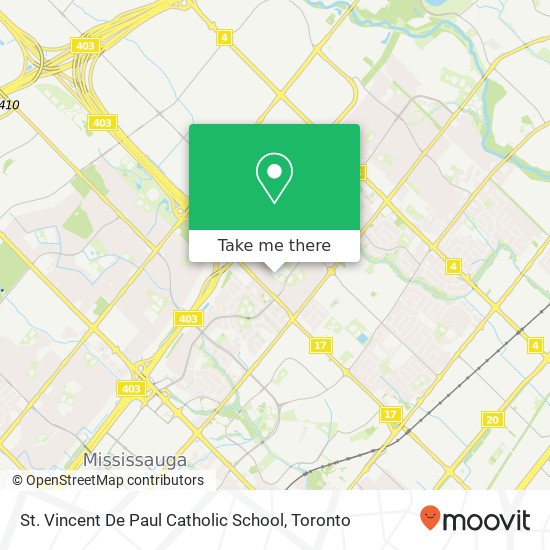 St. Vincent De Paul Catholic School map