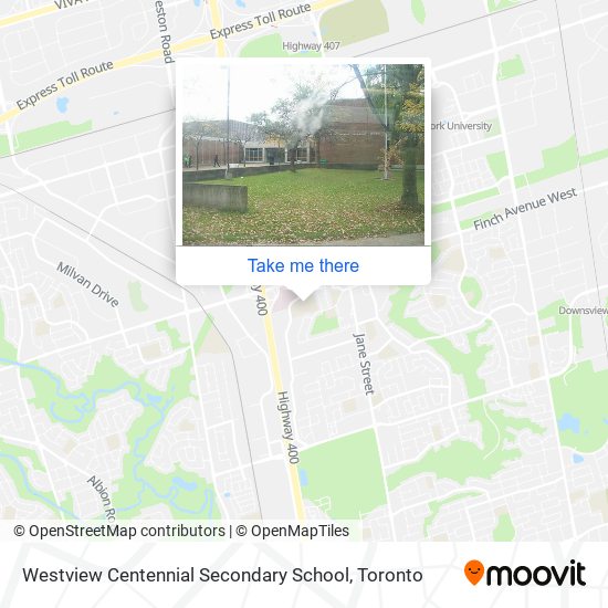 Westview Centennial Secondary School map
