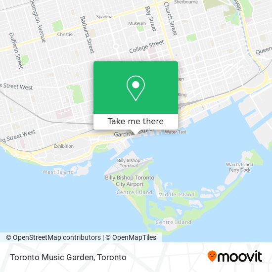 Toronto Music Garden plan