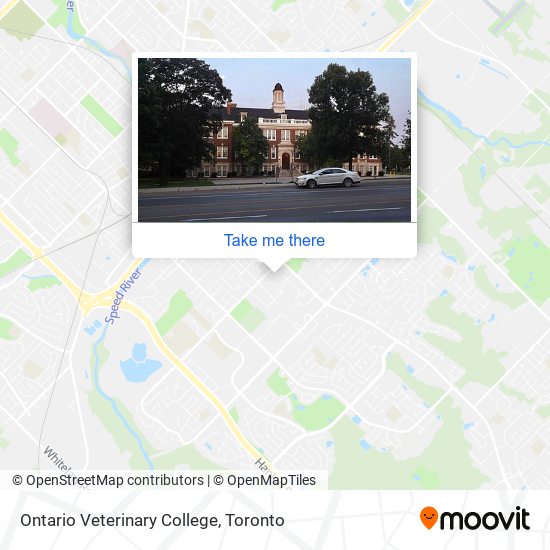 Ontario Veterinary College map