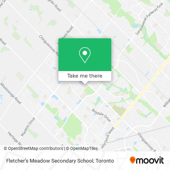 Fletcher's Meadow Secondary School map