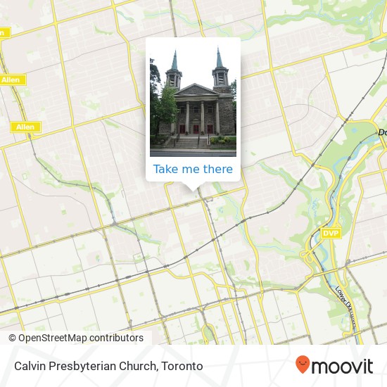 Calvin Presbyterian Church map