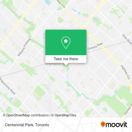 Centennial Park map