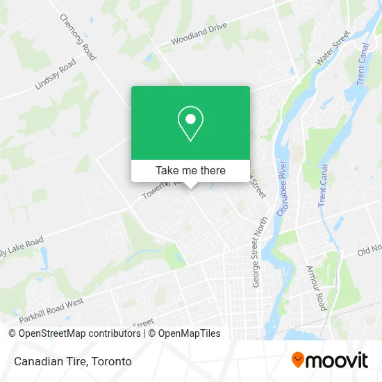 Canadian Tire map