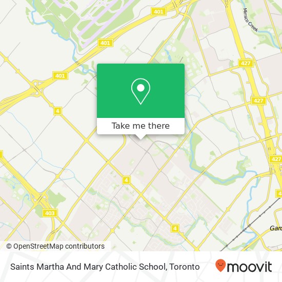 Saints Martha And Mary Catholic School map