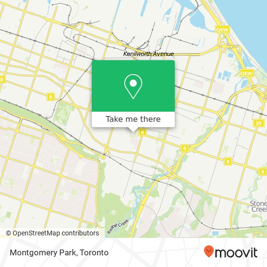 Montgomery Park map