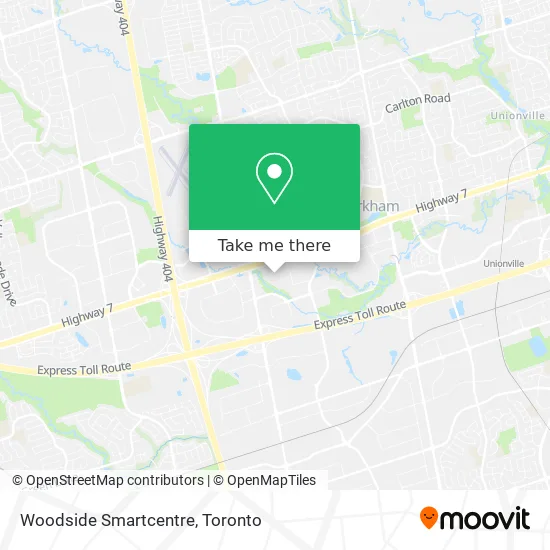 Woodside Smartcentre map