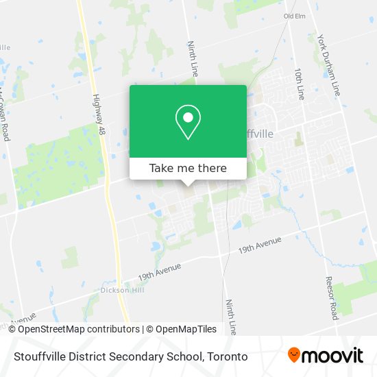 Stouffville District Secondary School plan