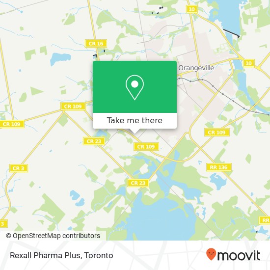 Rexall Pharma Plus map