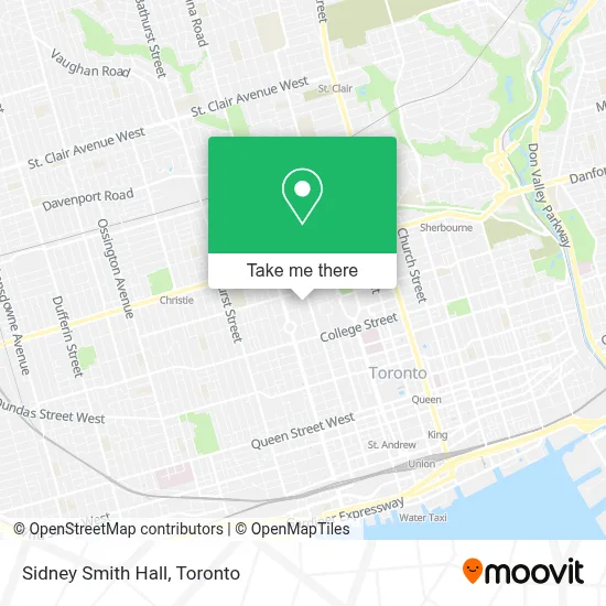 Sidney Smith Hall map