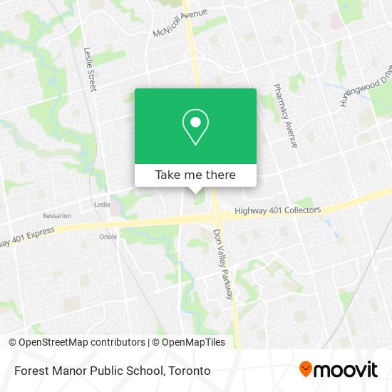 Forest Manor Public School map
