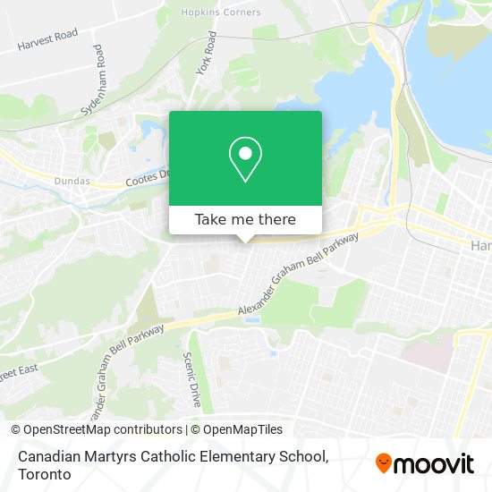 Canadian Martyrs Catholic Elementary School map