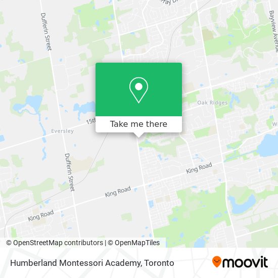 Humberland Montessori Academy map