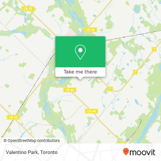 Valentino Park map