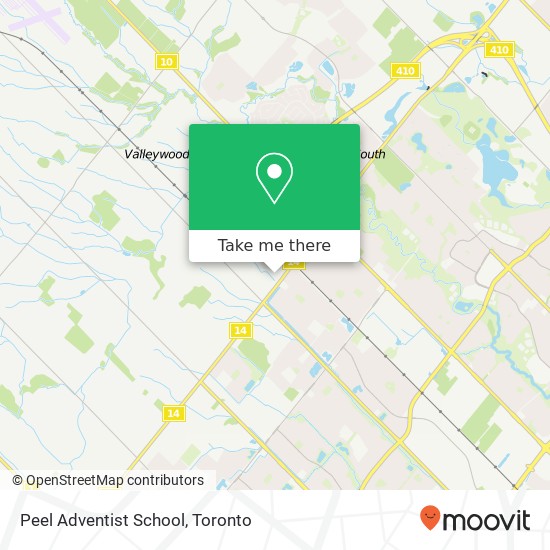 Peel Adventist School map