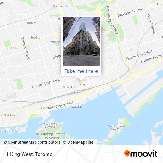 1 King West map