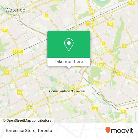 Torreense Store map