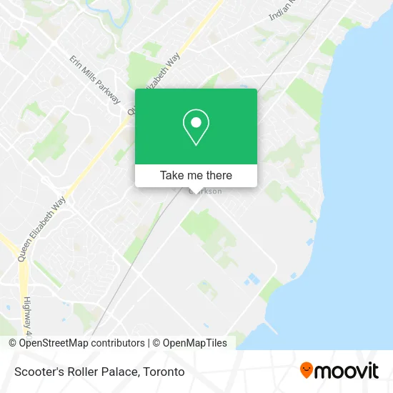Scooter's Roller Palace map