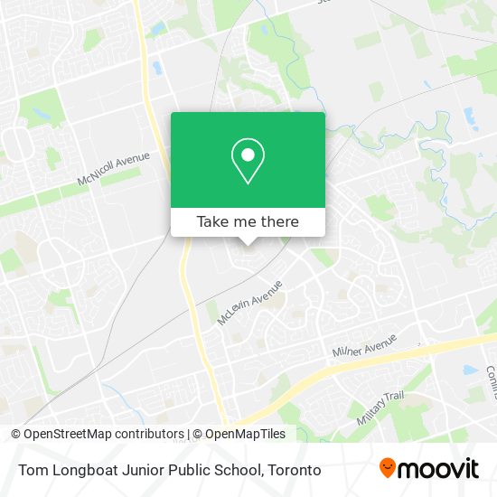 Tom Longboat Junior Public School map