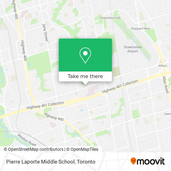 Pierre Laporte Middle School map