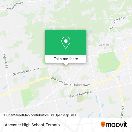 Ancaster High School map