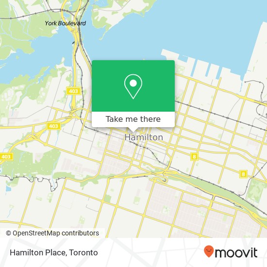 Hamilton Place map