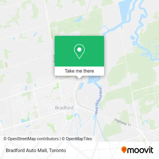 Bradford Auto Mall map