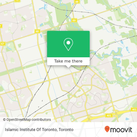 Islamic Institute Of Toronto map