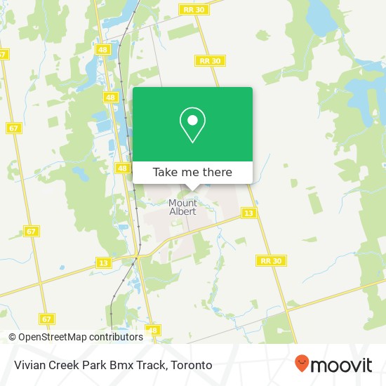 Vivian Creek Park Bmx Track map