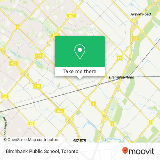 Birchbank Public School map