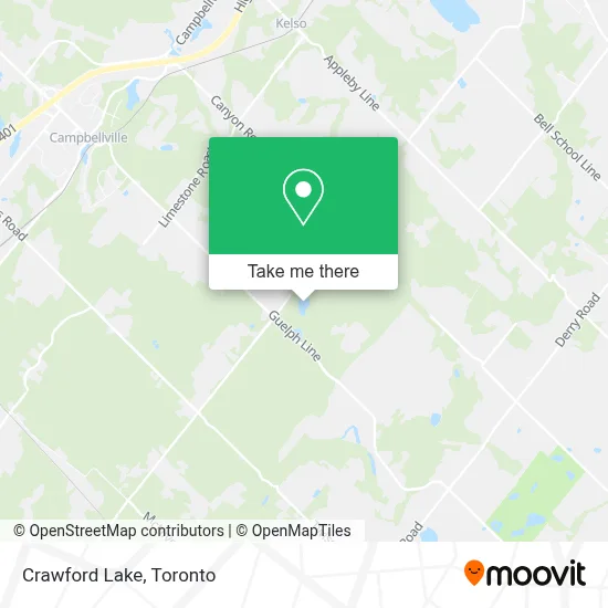 Crawford Lake map